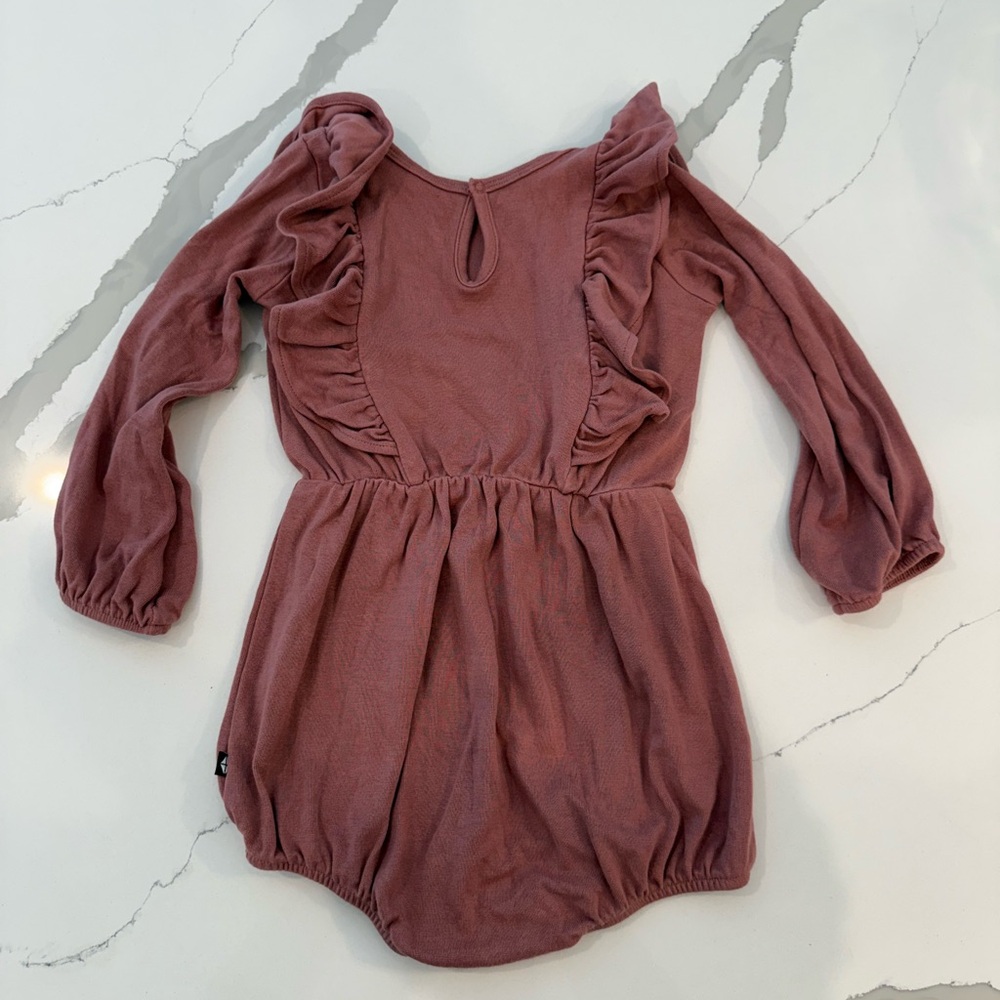 Kyte Baby Long Sleeve Bubble Romper in Dusty Rose Size 3T - Picture 8 of 8